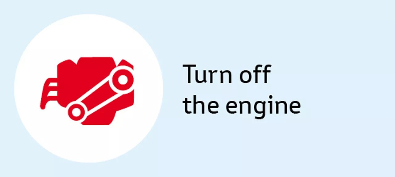 илюстрация на двигател със съвет за екологично шофиране