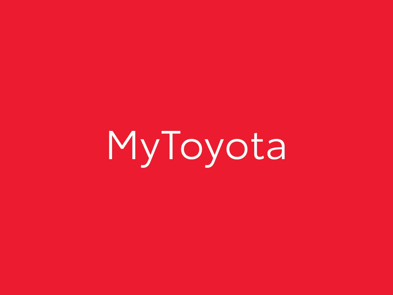  банер на  MyToyota